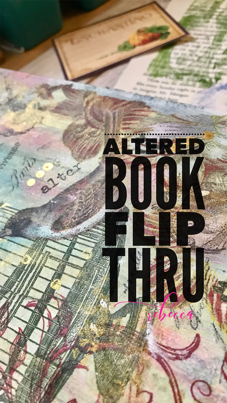 Altered Book Flip Thru Pin
