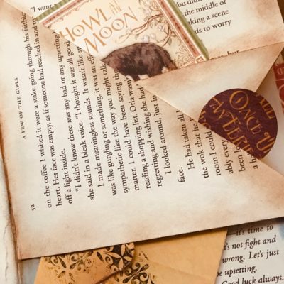 Folded Pocket Pages in Altered Books!