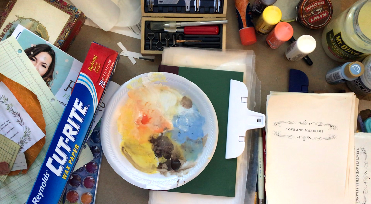 Paint Materials on Desk