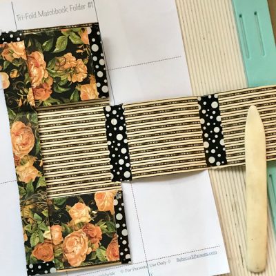 Create a Tri-fold Matchbook Folder Tutorial!