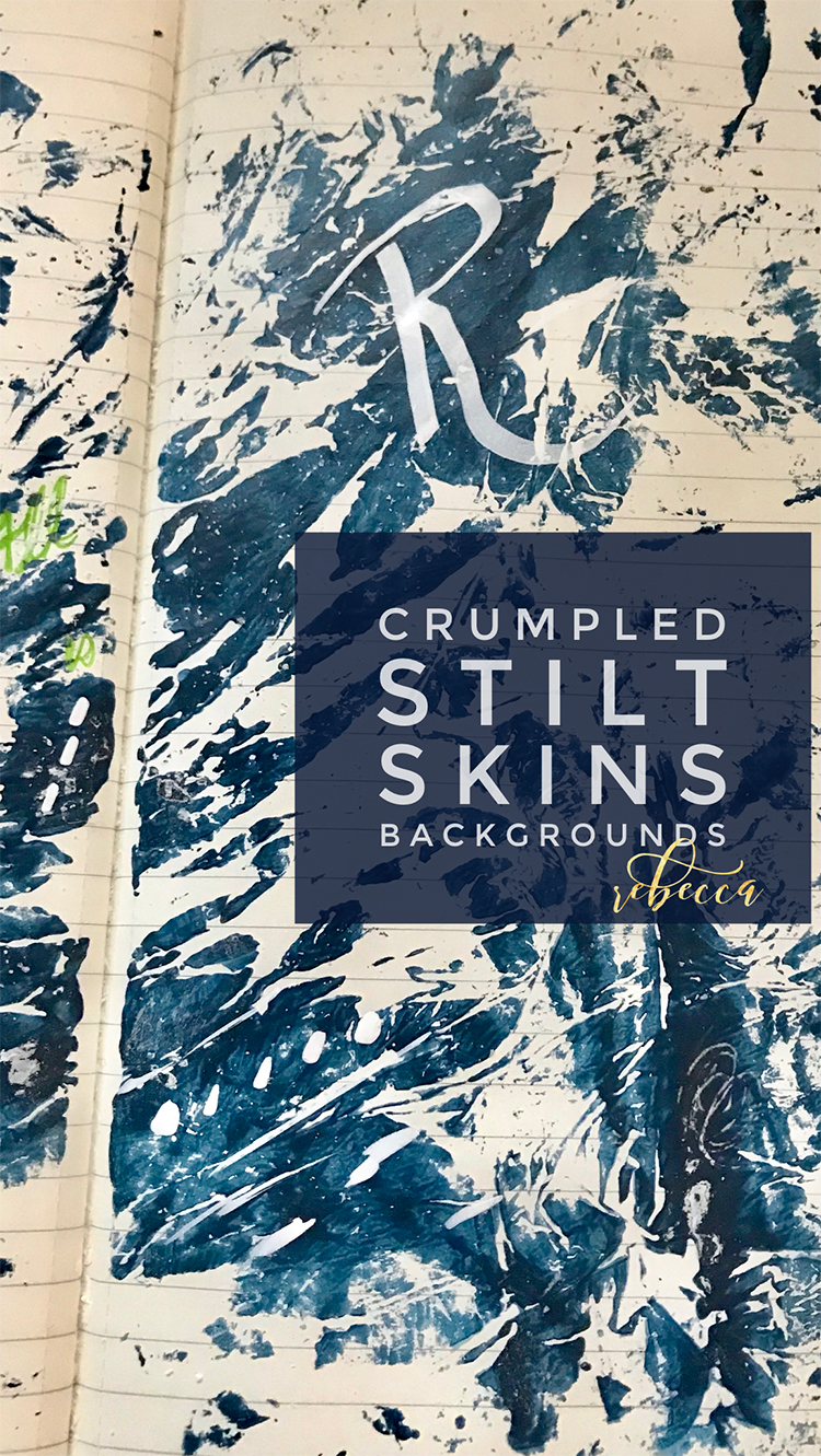 Crumpled Stilt Skins Backgrounds Pin