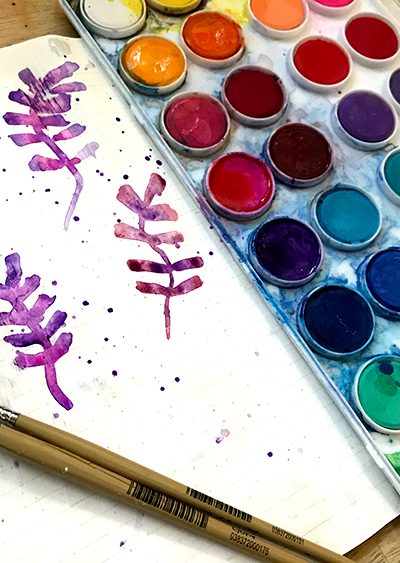 Watercolor Practice Overcomes Fear