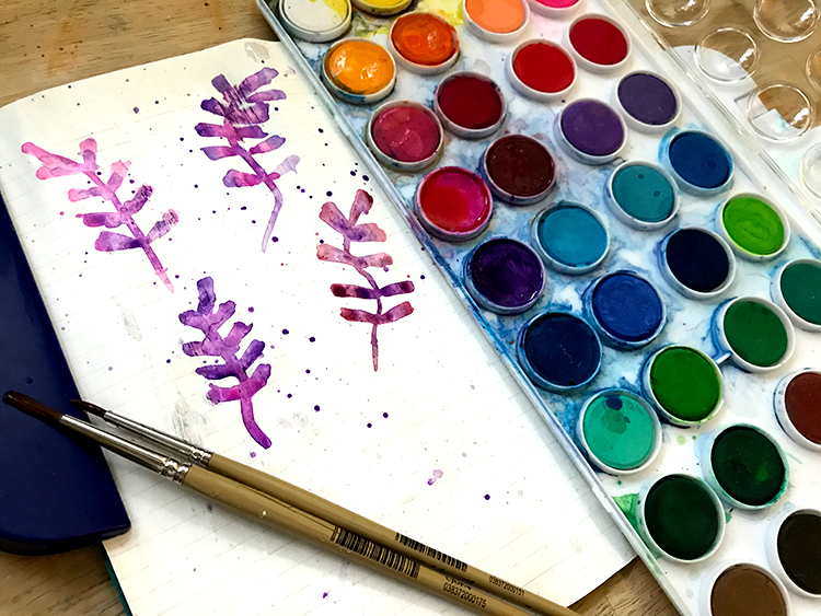 Watercolor Practice Overcomes Fear